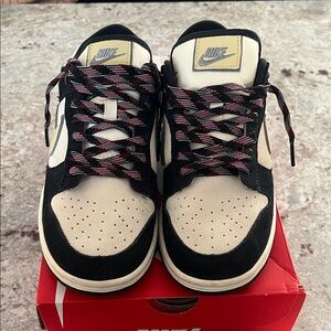 Nike Dunk LX Low Black Suede